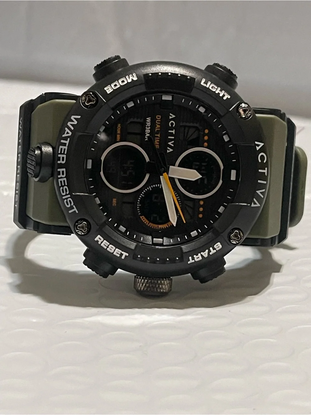 Activa X Invicta Digital & Analog Men's Watch - 52mm, Army Green
